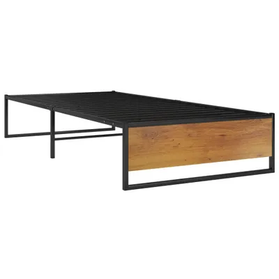Immagine prodotto di vidaXL Struttura letto in metallo nero 90x200 cm