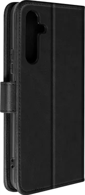 Immagine prodotto di Custodia in Pelle finta con funzione di supporto per Samsung Galaxy A34 5G - Nero