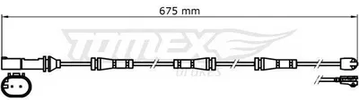 Produktbild von TOMEX brakes WARNKONTAKT BREMSE BREMSBELÄGE
