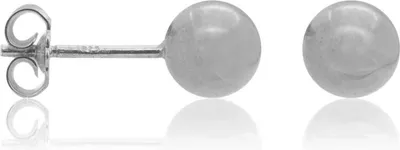Produktbild von 925 Sterling Silber Ohrstecker mit Kugel 6mm