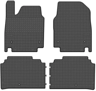 Produktbild von Gummi-Fußmatten für Kia EV6 ab 2021 (Crossover) – 4-tlg, Schwarz, passgenau