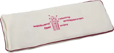 Imagen del producto de Almohadillas térmicas y de enfriamiento, 50 x 20 cm, color crema, para cuello y espalda