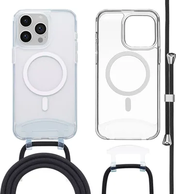 Obrázok produktu pre imoshion MagSafe zadný kryt s odnímateľným káblom pre Apple iPhone 15 Pro Max - Transparentný