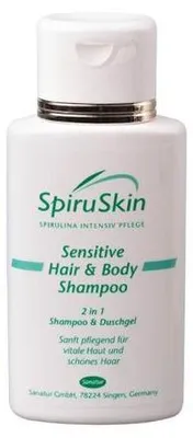 Produktbild von Spiruskin Sensitive Hair & Body Shampoo 200 ml