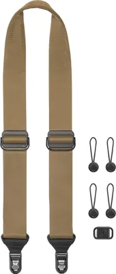 Obrázok produktu pre Peak Design Slide, Akčná kamera, Hliník, Koža, Nylon, Hnedá, 90 kg, 145 cm, 99 cm
