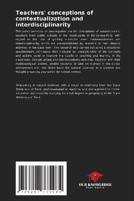 Produktbild von Teachers' conceptions of contextualization and interdisciplinarity