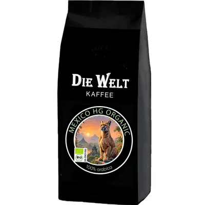 Produktbild von Die Welt Kaffee Mexiko HG  Kaffeebohnen 1000g