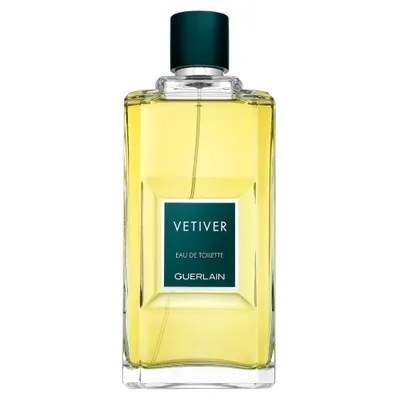 Produktbild von Guerlain Vétiver, Männer, 200 ml, Nicht nachfüllbare Flasche, Bergamotte, Zitrone, Orange, Muskatnuss, Pfeffer, Tabak, Tonka-Bohne, Vetiver