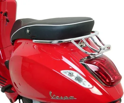 Produktbild von Gepäckträger Moto Nostra hinten mit Soziushaltegriff für Vespa Primavera 50, Primavera 125, Primavera 150, für Vespa Sprint 50, Sprint 125
