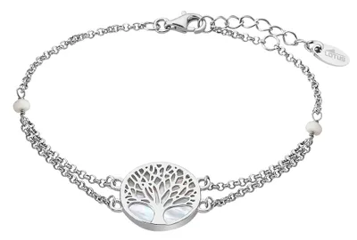 Immagine prodotto di Bracciale d'argento Lotus TREE OF LIFE - Albero della vita e madreperla LP1678-2/1