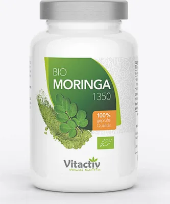 Produktbild von MORINGA Oleifera, das Nährstoffwunder in einer Kapsel, perfekte Zusammensetzung aller wichtigen Nährstoffe - Nahrungsergänzungsmittel vegan