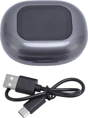 Image de Écouteurs de traduction vocale IA, écran tactile, multi-temps réel, longue autonomie, écouteurs de traduction à oreille ouverte pour les voyages, les affaires, l'apprentissage, gris
