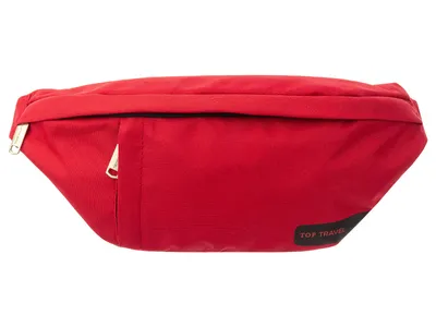Produktbild von Top Travel 422432 Bauchtasche Hüfttasche Gürteltasche rot / schwarz