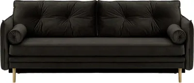 Image de Canapé Darnet avec fonction lit avec coffre de rangement-Velluto 20-wax black