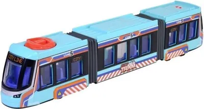 Produktbild von Straßenbahn Dickie Siemens Avenio, 42 cm, Lenkbare Räder, Zum Öffnen