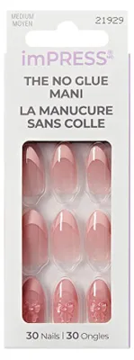 Productafbeelding van Zelfklevende nagellak strips imPRESS Nails, Glow Muse, 30 stuks