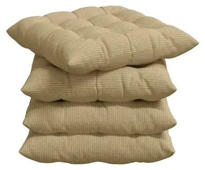 Productafbeelding van Set van 4 Zitkussens in Grijs-Groen 40 x 40 cm