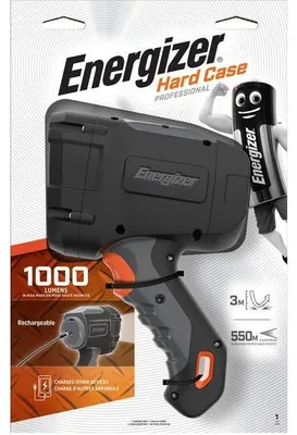 Image de Projecteur rechargeable 550 lm 450 m ip43 Hardcase noir ENERGIZER