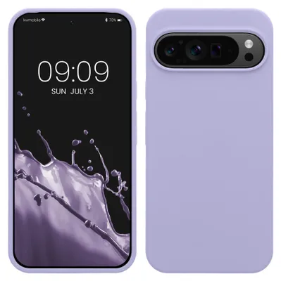 Produktbild von kwmobile Handyhülle für Google Pixel 9 Pro XL Hülle, für Pixel 9 Pro XL Case - Hülle Silikon - kabelloses Laden - Lavendel