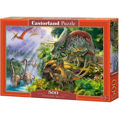 Image de Puzzle 500 pièces Vallée des Dinosaures Castorland 53643