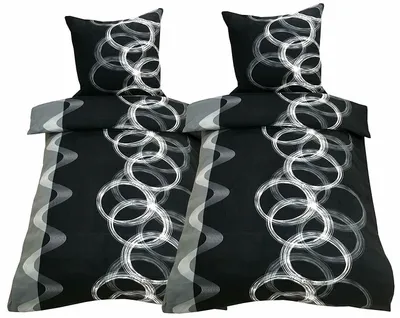 Produktbild von Bettwäsche Mikrofaser Garnitur Set Bettbezug n 135x200 155x200 155x220