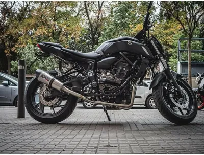 Produktbild von GPR evo4 komplette Titan-Auspuffanlage mit Katalysator für Yamaha MT-07 2017-2020