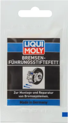 A product package for brake guide pin grease.