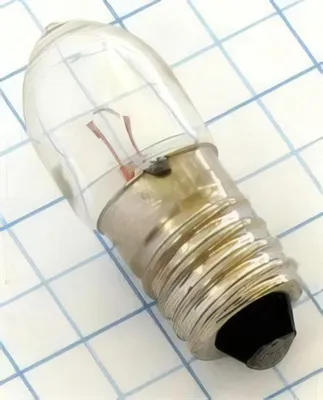 Productafbeelding van Gloeilamp 3,6V 500mA E10, met kryptonvulling