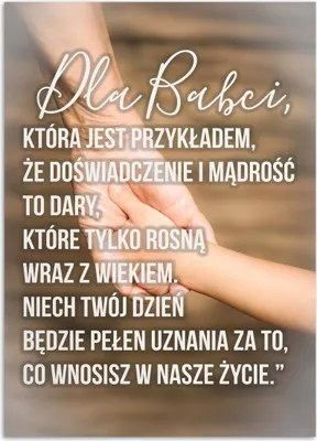 Obrázek produktu pro Dekorativní plakát pro babičku Děkuji Dárek pro babičku a dědečka Den