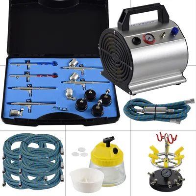 Produktbild von Agora-Tec® Airbrush Komplett-Set ADVANCED VI