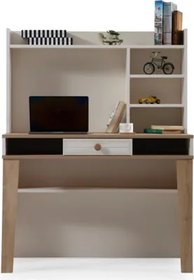 Immagine prodotto di Elegante scrivania beige per computer Scrivania da lavoro Scrivanie da ufficio di design