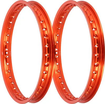 Obrázek produktu pro Sada: 2x 1,5 x 16" hliníkový ráfek eloxovaný - pro Simson S50, S51, KR51 Schwalbe, SR4
