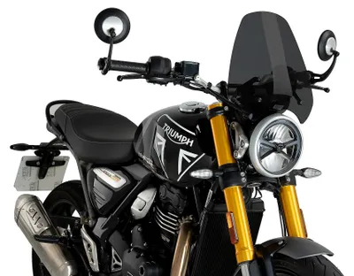 Immagine prodotto di Cupolino PUIG naked sport fumè scuro omologato ABE per Triumph
