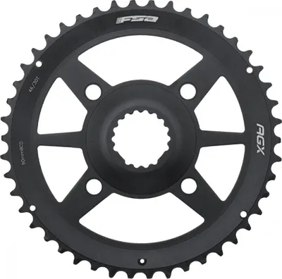 Image de Plateau FSA Gossamer Pro MegaExo AGX+ 46 dents noir - changement de vitesse précis...