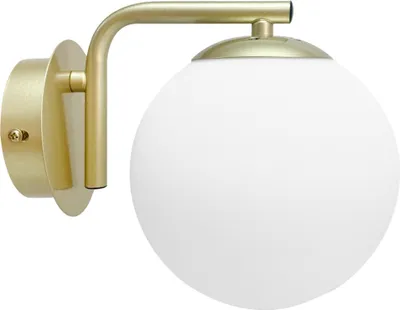 Immagine prodotto di Applique AMADEO in ottone e bianco, 1xE14x40W, vetro, dimensioni: 16,5x21x14,5 cm, IP20, Candellux