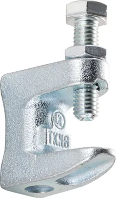 Produktbild von 10 Stück - Trägerklammer Klemmstärke bis 26 mm Loch Ø 13 mm passend für M12 : Loch für M12 Größe: Loch für M12