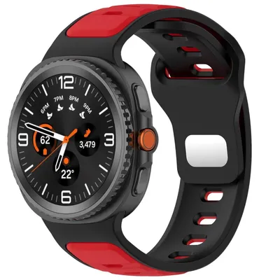 Immagine prodotto di Cinturino in silicone a doppio colore con chiusura rapida per Samsung Galaxy Watch 8 / 8 Classic