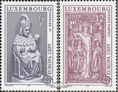 Produktbild von Briefmarken Luxemburg 1978 Mi 967-968 (kompl.Ausg.) postfrisch Europa