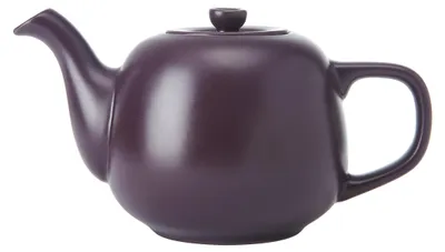 Teekanne, lila, 650 ml, 2 Tassen, mit Deckel, spülmaschinengeeignet