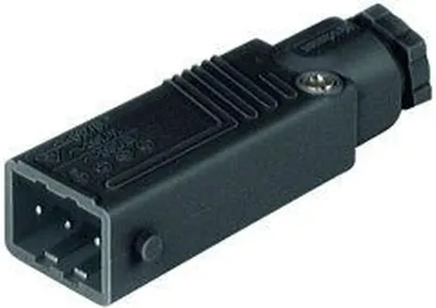 Produktbild von Hirschmann Leitungsstecker mit Zugentlastung, PG11,3, 3+PE, schwarz, 1 Stk.
