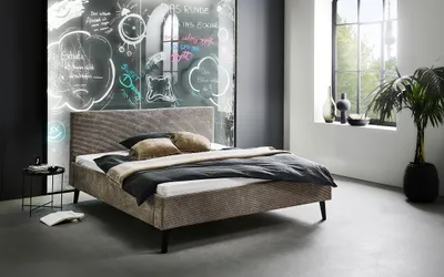 Produktbild von Polsterbett Bett Modell AVOLA taupe-180x200cm
