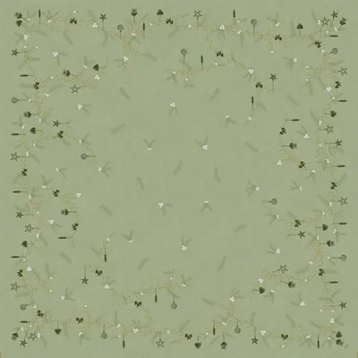 Produktbild von 100x DUNI Bio Dunicel® Mitteldecken 84 x 84 cm Noel Pistachio