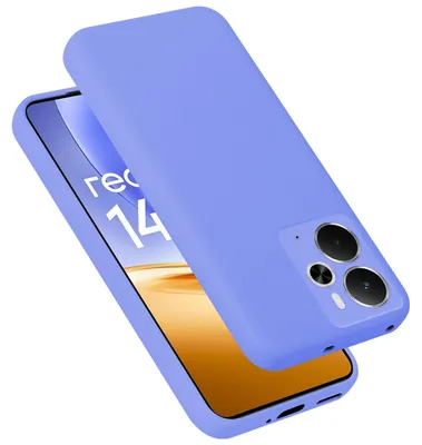 Produktbild von Cadorabo Hülle für Realme 14 Hülle Silikon Handyhülle Case aus flüssigem Silikon, Kratzfeste und stoßfeste Schutzhülle für Realme 14
