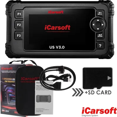 Produktbild von DIAGNOSEGERÄT iCARSOFT US V3.0 OBD-2 Scanner für US-Fahrzeuge wie Ford GM Chrysler Dodge Jeep Buick Cadillac Hummer