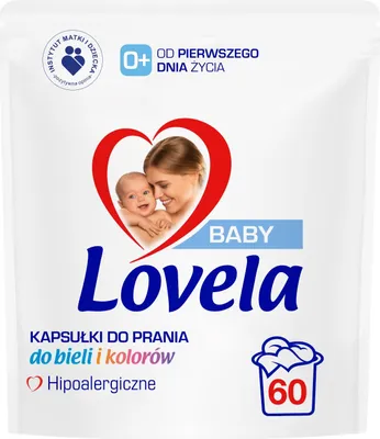 Zdjęcie produktu dla Lovela Baby uniwersalne kapsułki do prania 60 sztuk