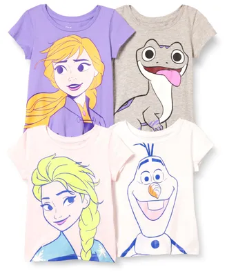 Obrázek produktu pro A. Základní kolekce: Disney | Marvel | Star Wars | Frozen | Princezny | Trička s krátkým rukávem pro dívky