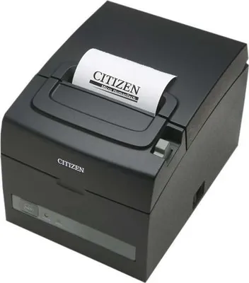 Obrázok produktu pre Citizen CT-S310II - tlačiareň účteniek - dvojfarebná (monochromatická) - termálny riadok - 8 cm kotúč, rolka (5,8 cm) - 203 dpi - až 160 mm/s - USB, sériová (CTS310IIEBK)