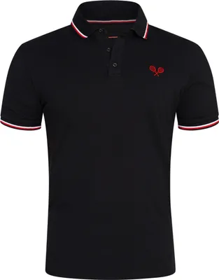 Produktbild von Rello & Reese Herren Poloshirt RRTAOS Herren Kurzarm Polo-Hemd T-Shirt in Piqué-Qualität