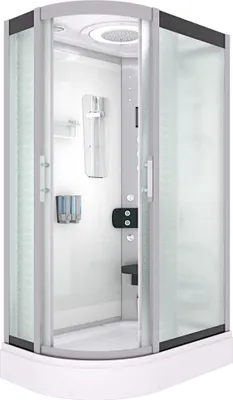 Produktbild von Dusche Duschkabine D60-70M3L-EC Duschtempel Sauna 120x80 cm
