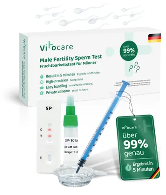Produktbild von Vitocare Fruchtbarkeitstest Mann | Spermatest f. Zuhause